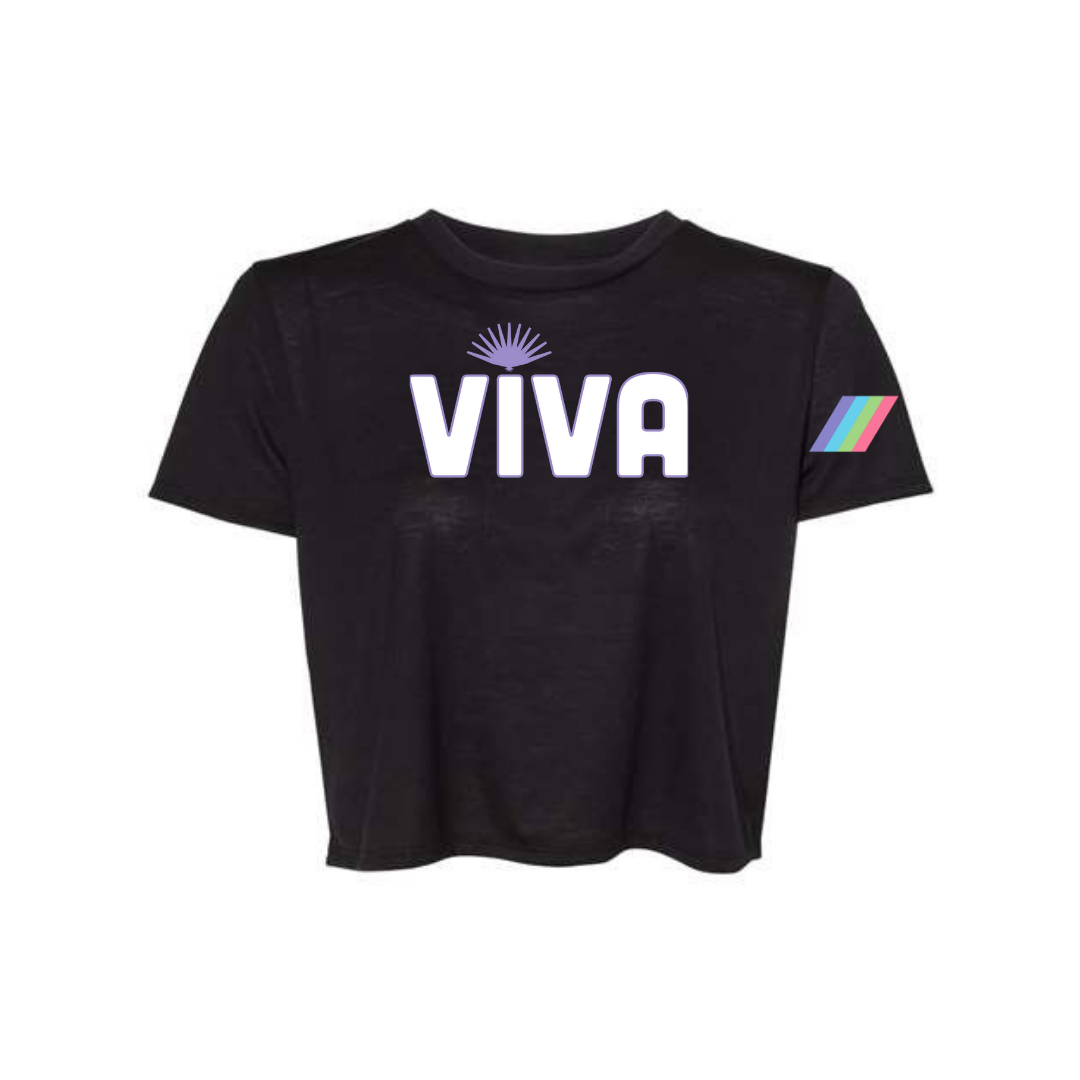 Viva Woman's Crop Top Black Tequila Seltzer