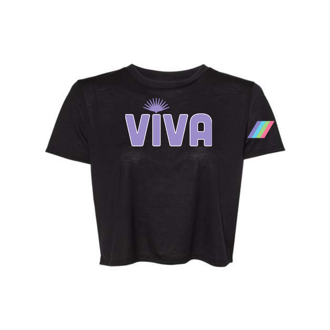 Viva Woman's Crop Top Black Tequila Seltzer