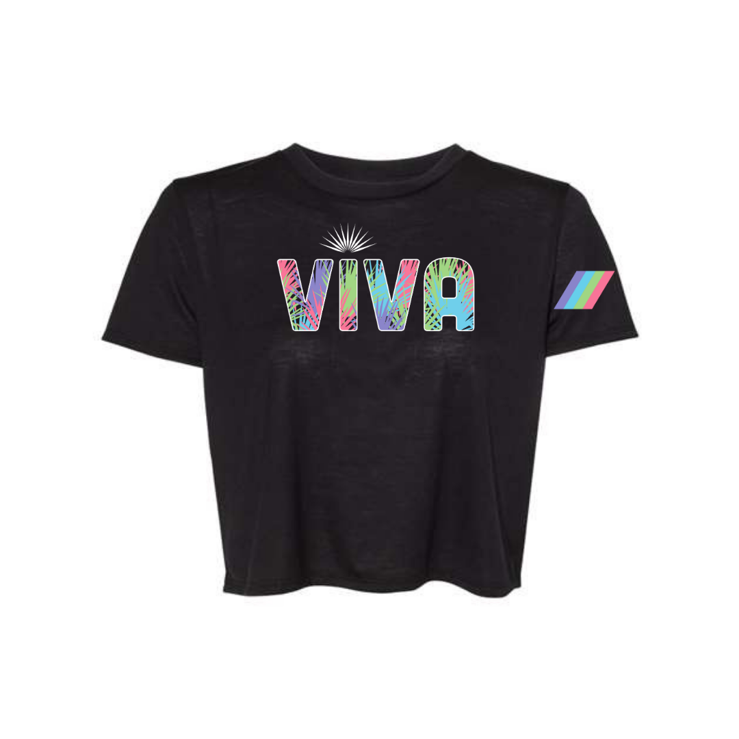 Viva Woman's Crop Top Black Tequila Seltzer