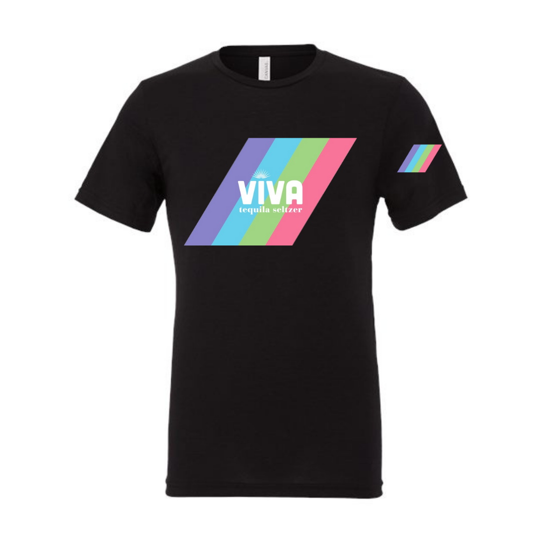 Viva Mens Black T Shirt