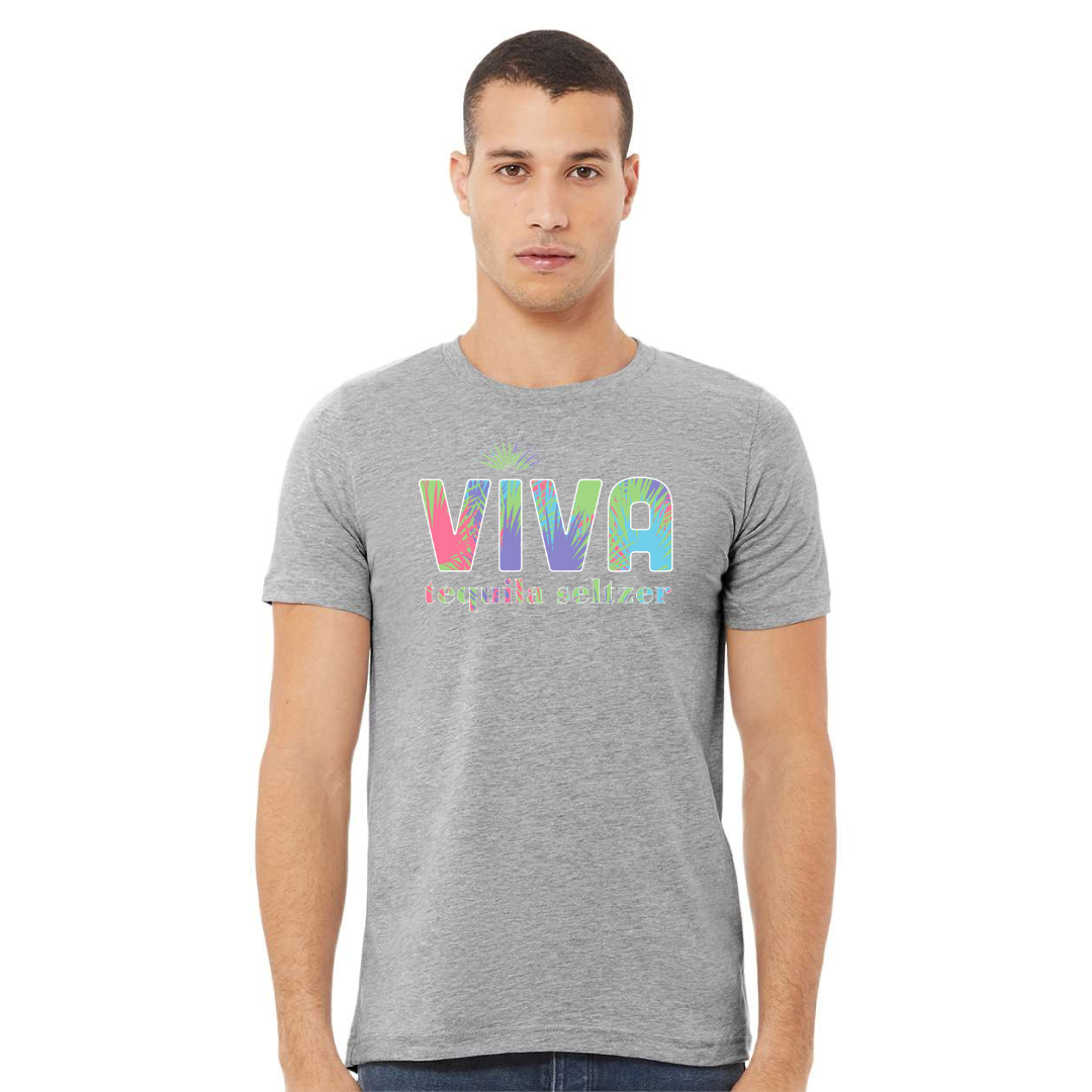 Viva Mens Athletic Heather Colorful Agave
