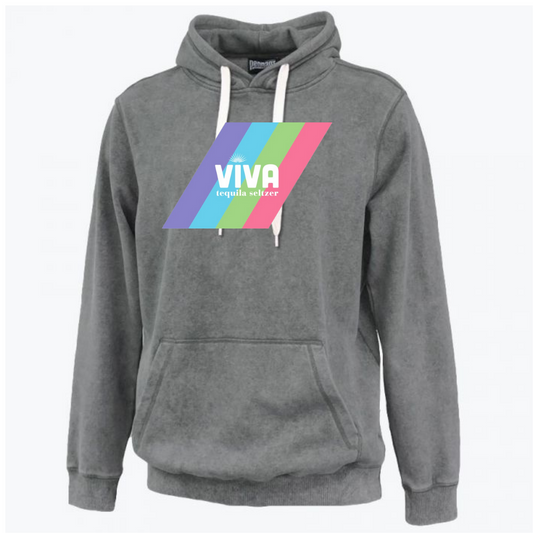 Viva Granite 4 Color Logo Pennant Hoodie