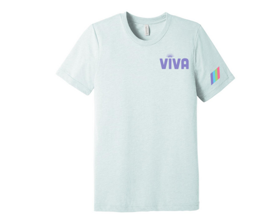 Viva Mens Ice Blue Purple Logo And 4 Color Logo